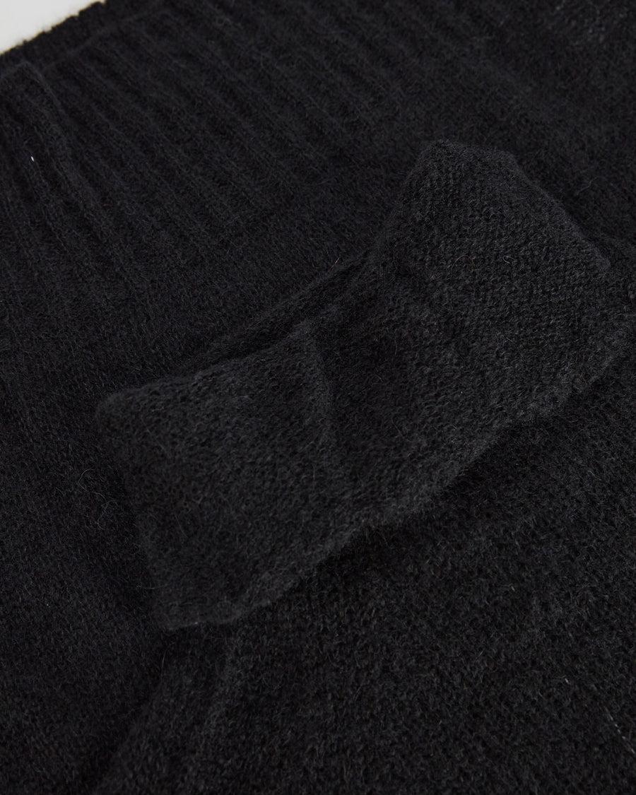 Scaglione TURTLE NECK RAGLAN SEAMLESS BLACK Negozio