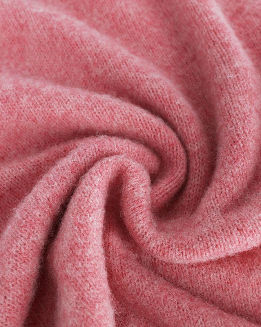 Scaglione ROUND NECK RAGLAN SEAMLESS BRUSHED PALEPINK Nuova