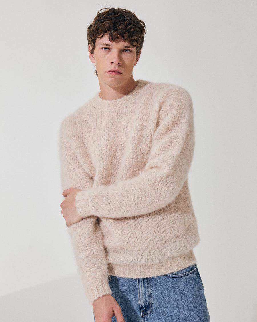 Scaglione ROUND NECK MESSY HAIR SAND 2025