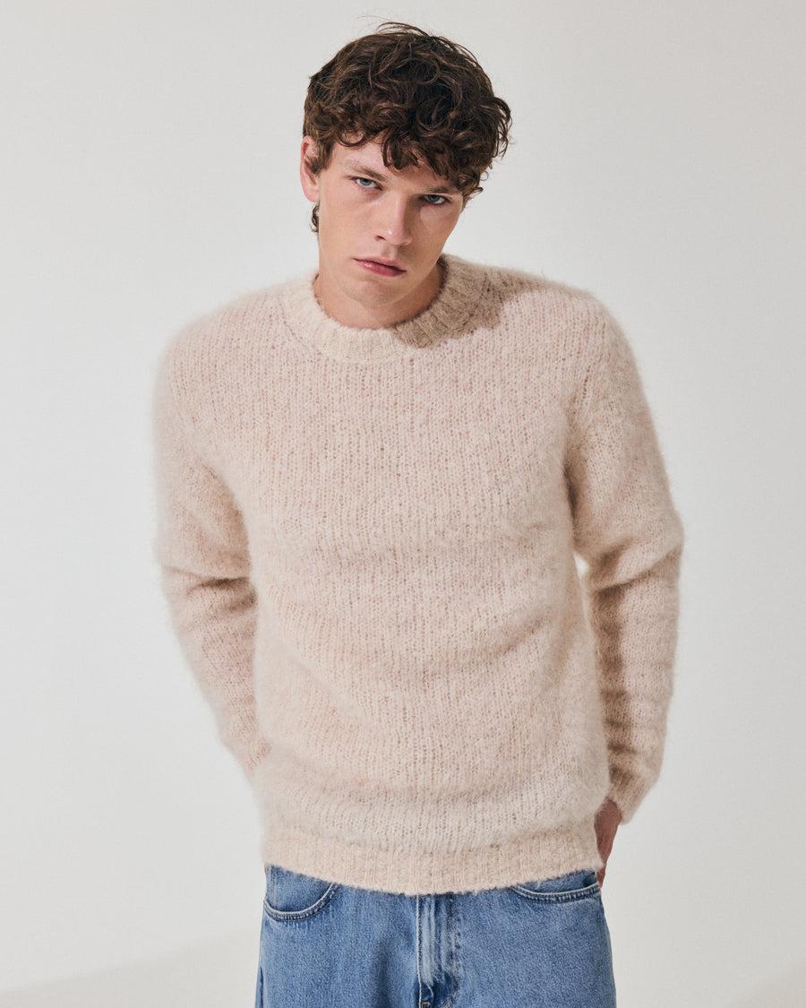 Scaglione ROUND NECK MESSY HAIR SAND 2025