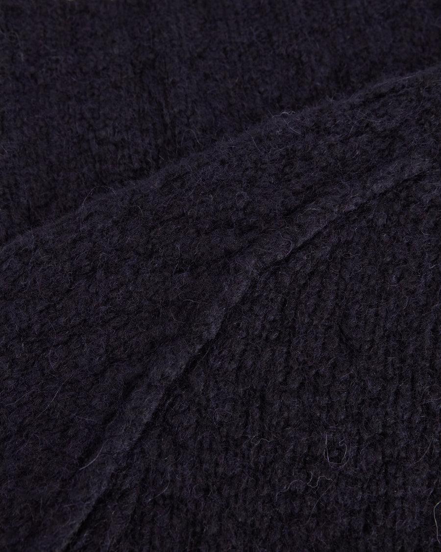 Scaglione ROUND NECK RAGLAN SOFT ALPACA NAVY Nuovo