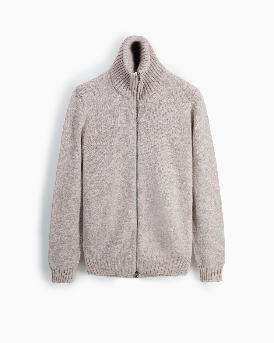 Scaglione ZIPPER SOFTWOOL BEIGE Promozione Limitata