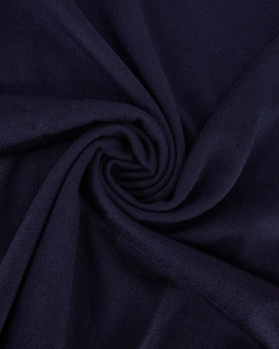 Scaglione ROUND NECK COMPACT MERINO NAVY Shopping Online