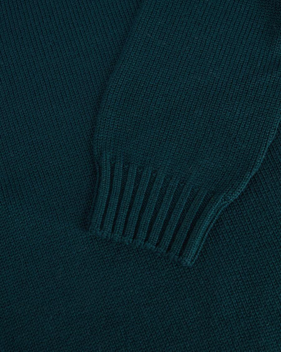 Scaglione TURTLE NECK RAGLAN SOFT MERINO FOREST Sottocosto