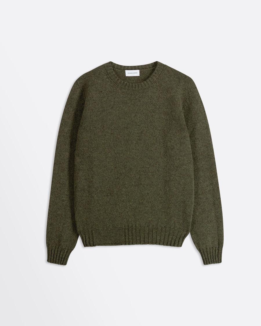 Scaglione ROUND NECK SEAMLESS SOFTWOOL ARMY Offerte