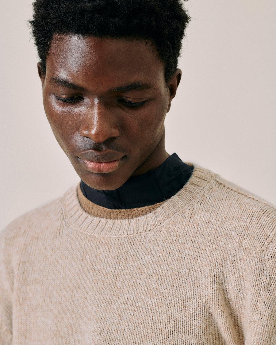 Scaglione ROUND NECK SEAMLESS SOFTWOOL DUNE Hotsell