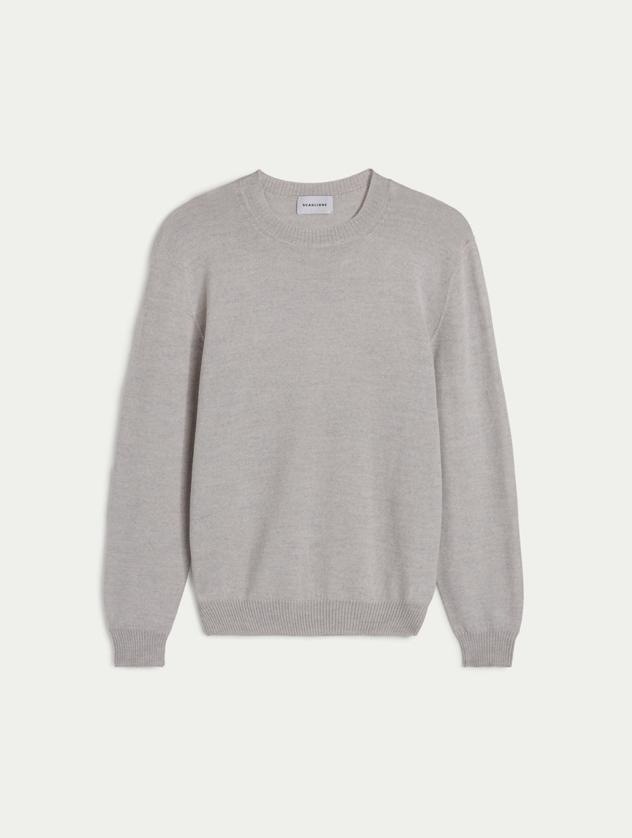 Scaglione GIROCOLLO SENZA CUCITURE MERINO GRIGIO Vendite Flash