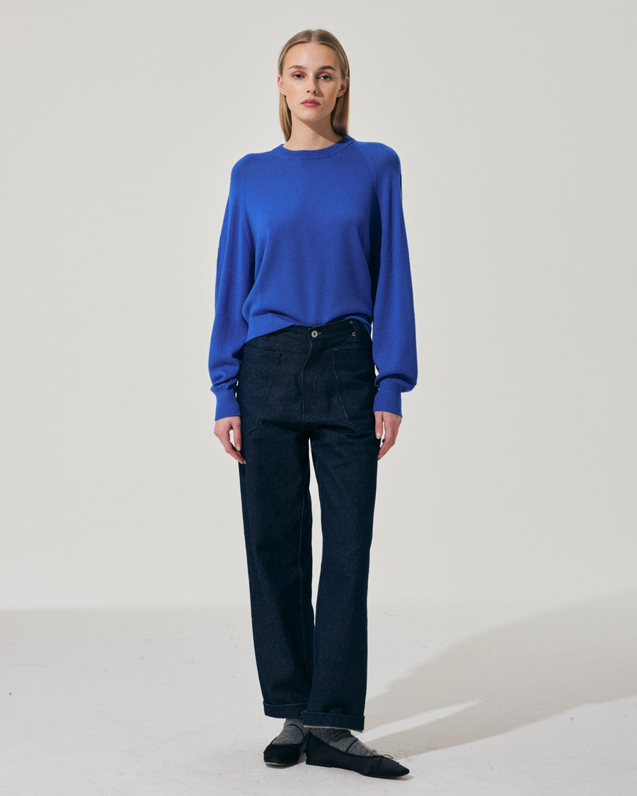Scaglione ROUND NECK BOXY RAGLAN SEAMLESS MERINO LIMONGES Acquista Ora