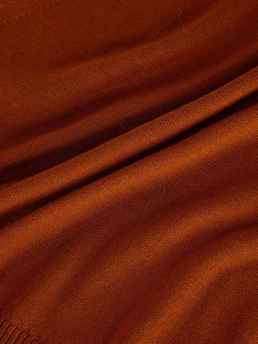 Scaglione MOCK N.RAGLAN SEAMLESS MERINO RUST Shopping Online