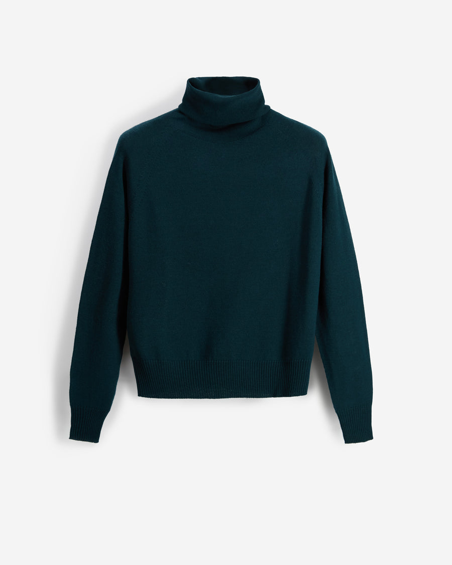 Scaglione MOCK N.RAGLAN SEAMLESS MERINO FOREST Prezzo Ridotto