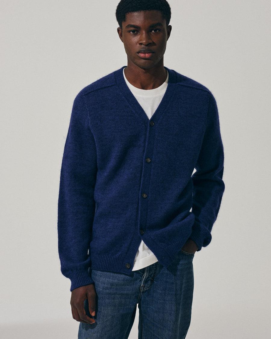 Scaglione CARDIGAN SHETLY S.MARTELLO NAVY Saldi Di Fabbrica