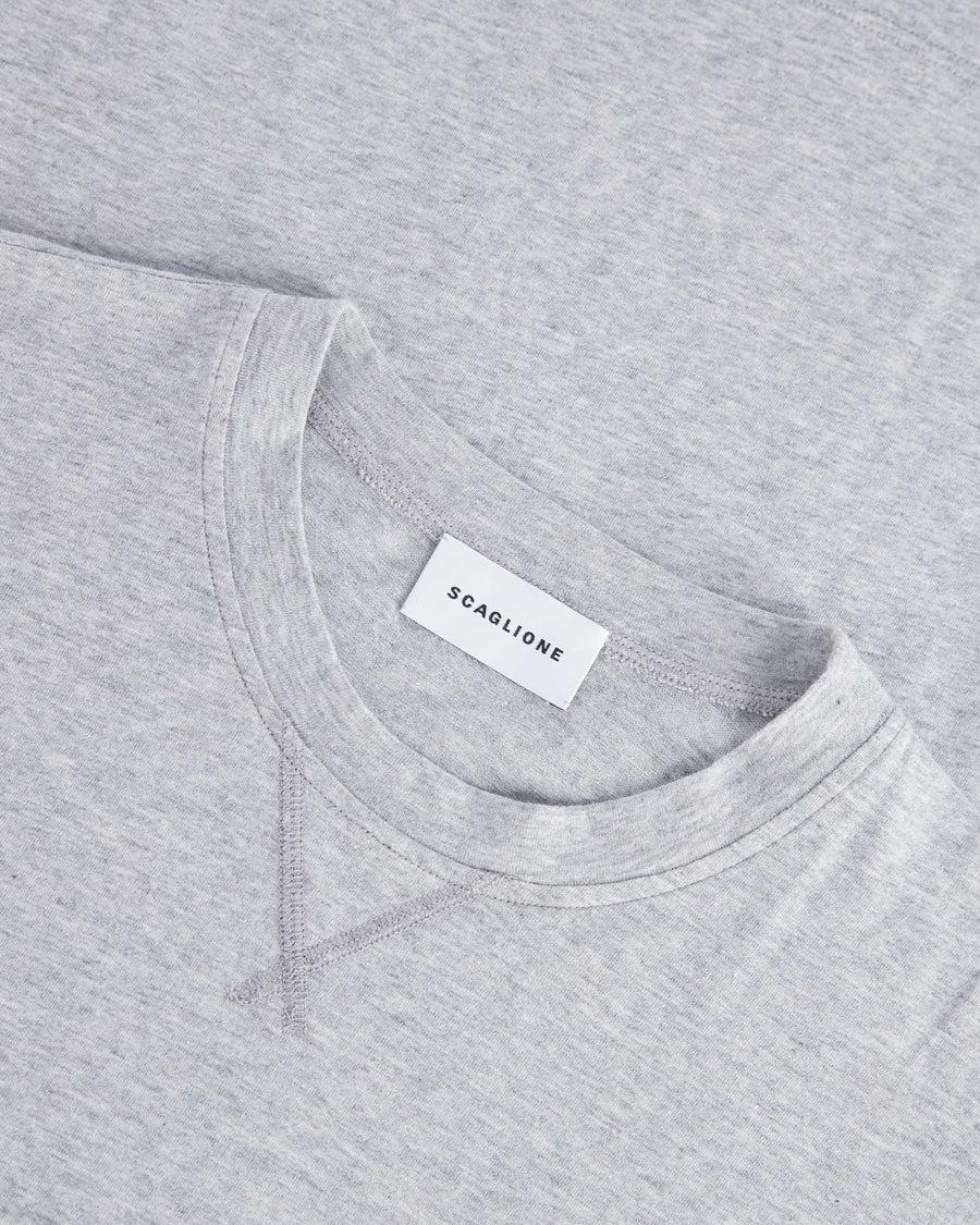 Scaglione T-SHIRT BASIC ML CASH-COTT GREY Soddisfazione Garantita
