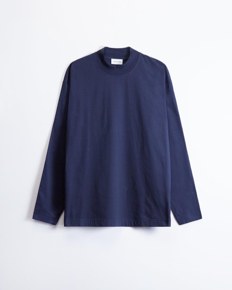 Scaglione LUPETTO ML SPRING COT NAVY Qualità Garantita
