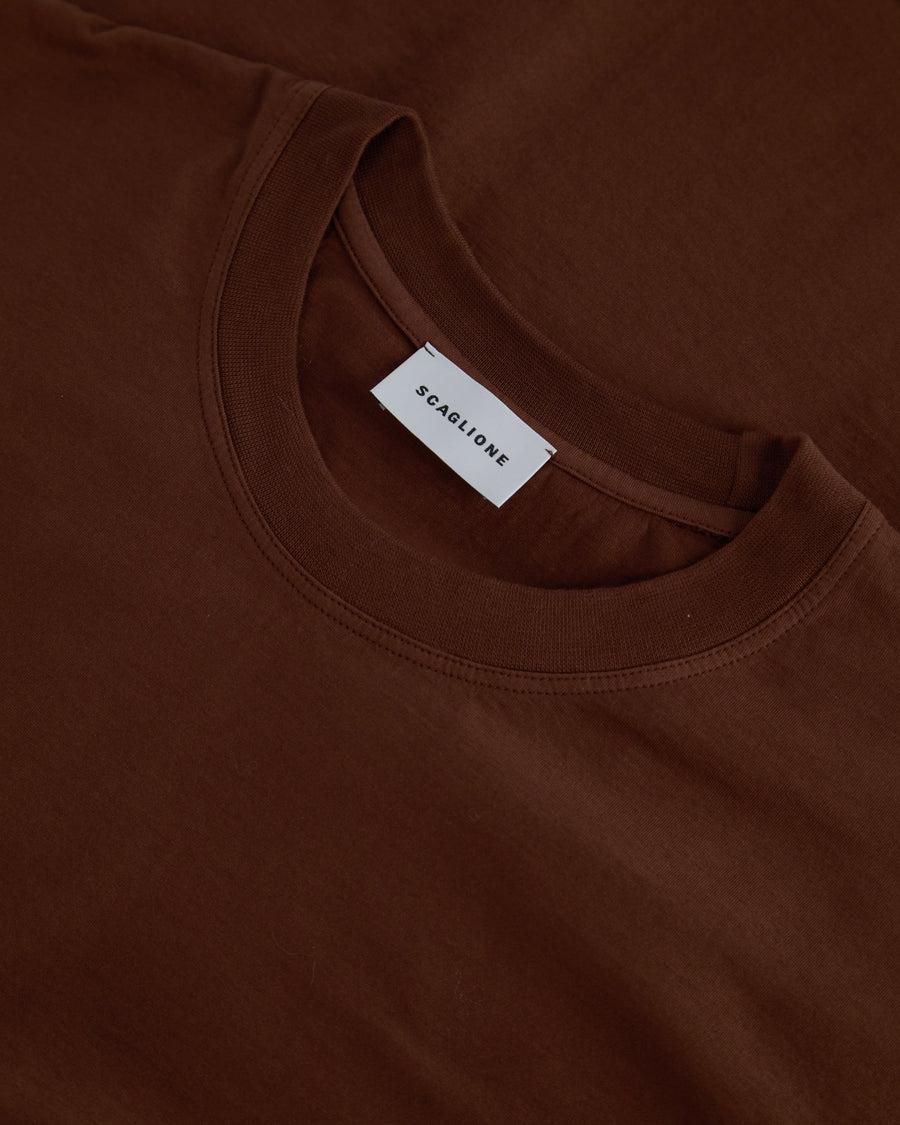Scaglione T-SHIRT OVER J.COT CHOCO Consegna Veloce