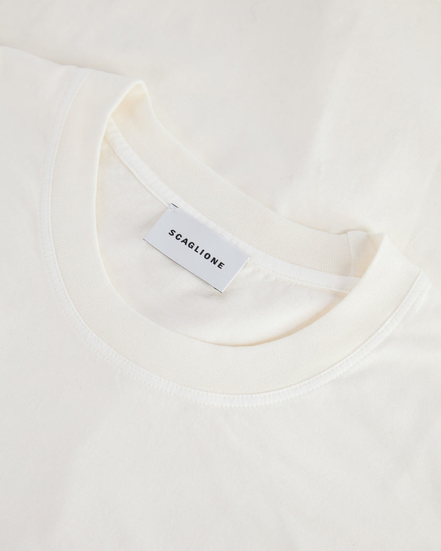 Scaglione T-SHIRT OVER J.COT MILK Promozione Limitata