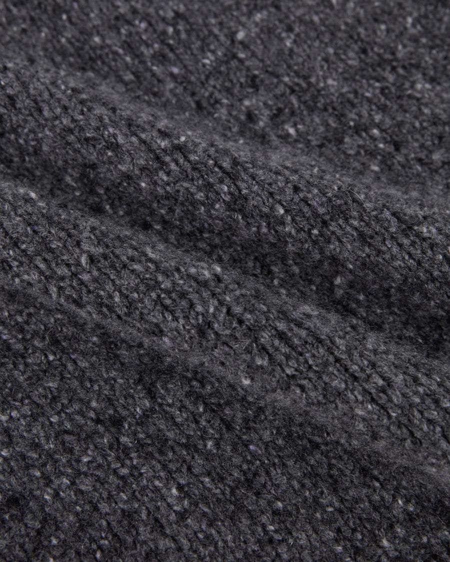 Scaglione MAXI PULL CASHMERE MULINE' BLACK Economico