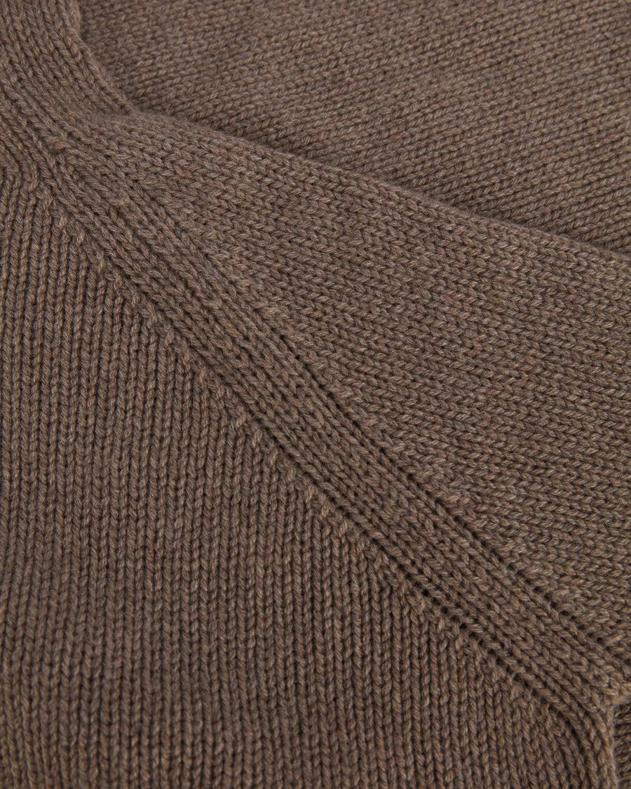 Scaglione MOCK NECK RAGLAN SUPERSOFT TAUPE Vendita Calda