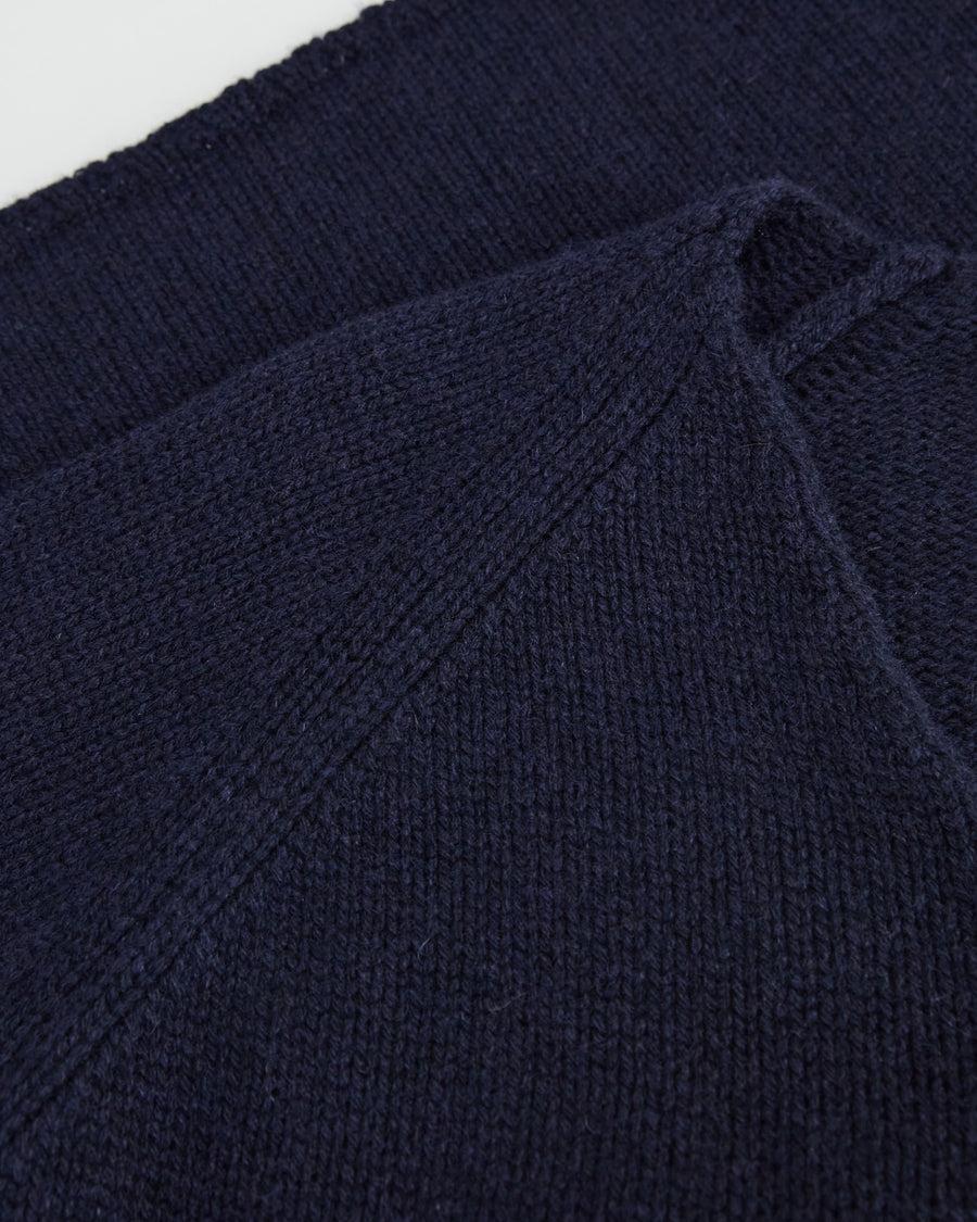 Scaglione V NECK SUPER SOFT NAVY Italia