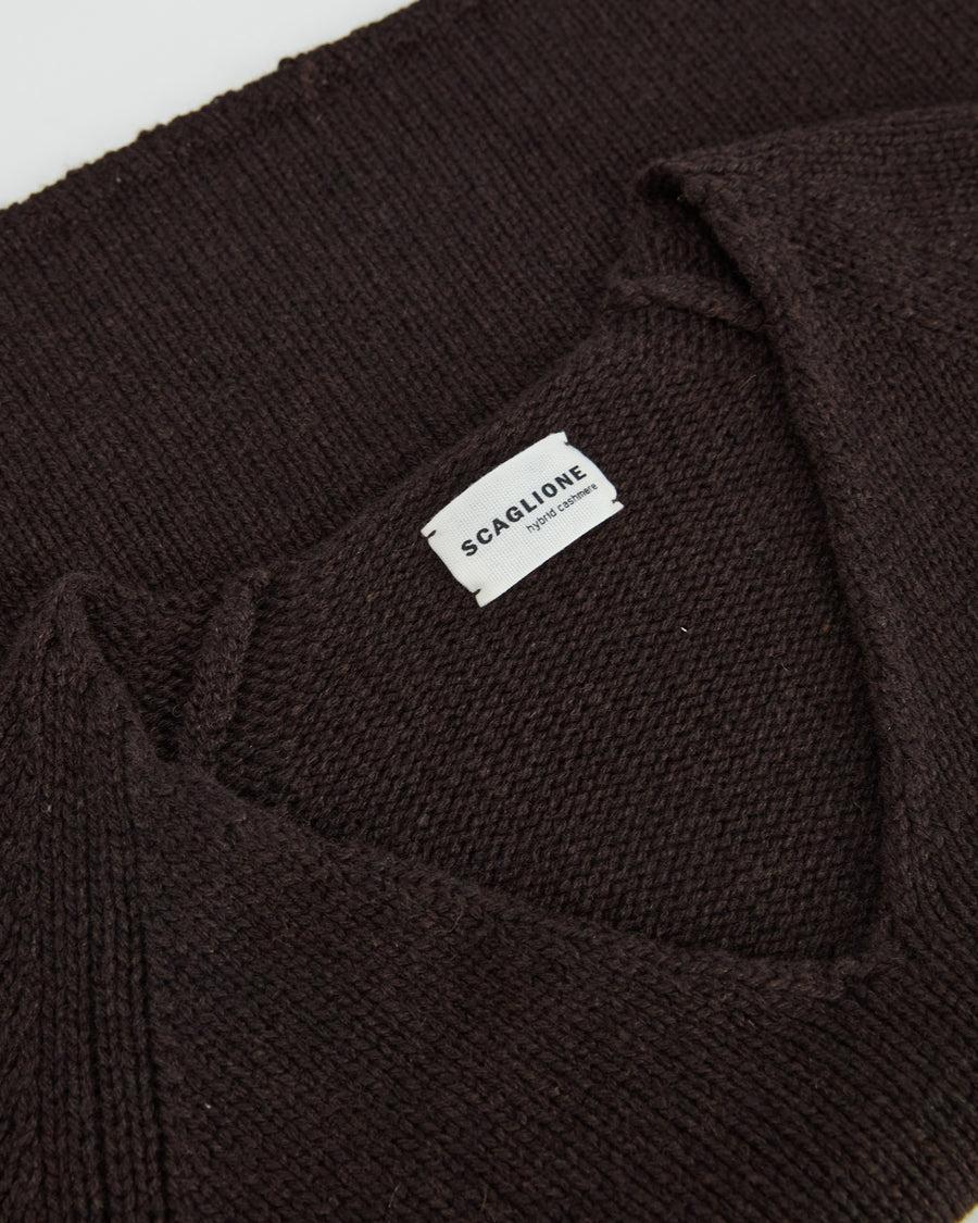 Scaglione V NECK SUPER SOFT EBANO 2025