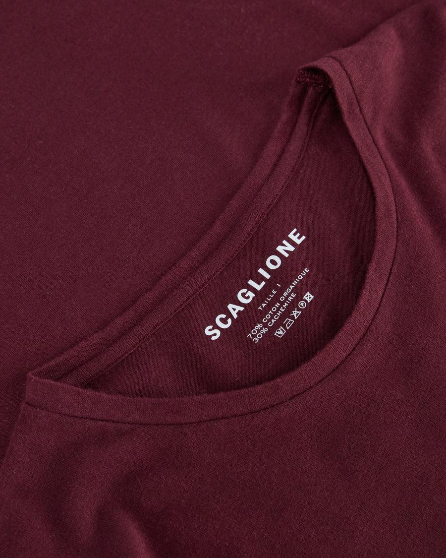 Scaglione ROUNDNECK BASIC CASH/COT PRUNE Novità