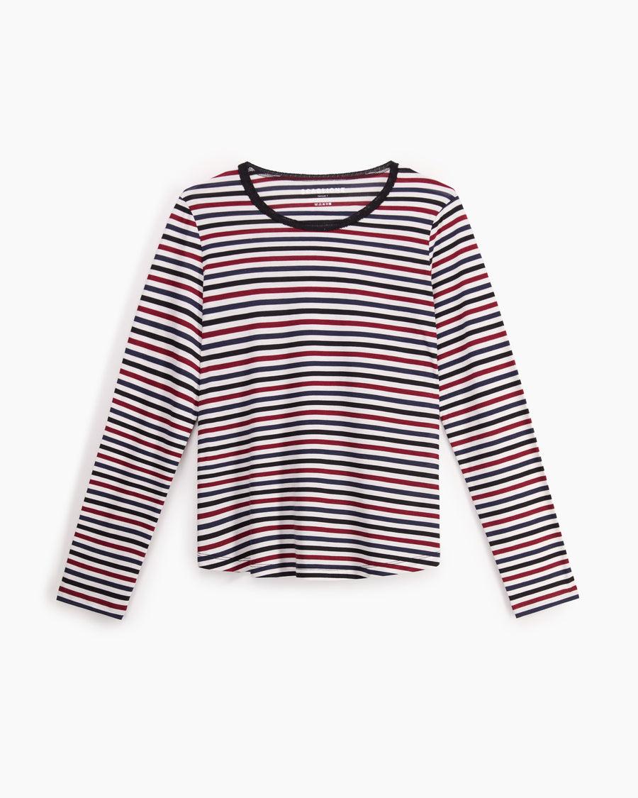 Scaglione ROUNDNECK RIGA MULTICOLOR BLU Offerta