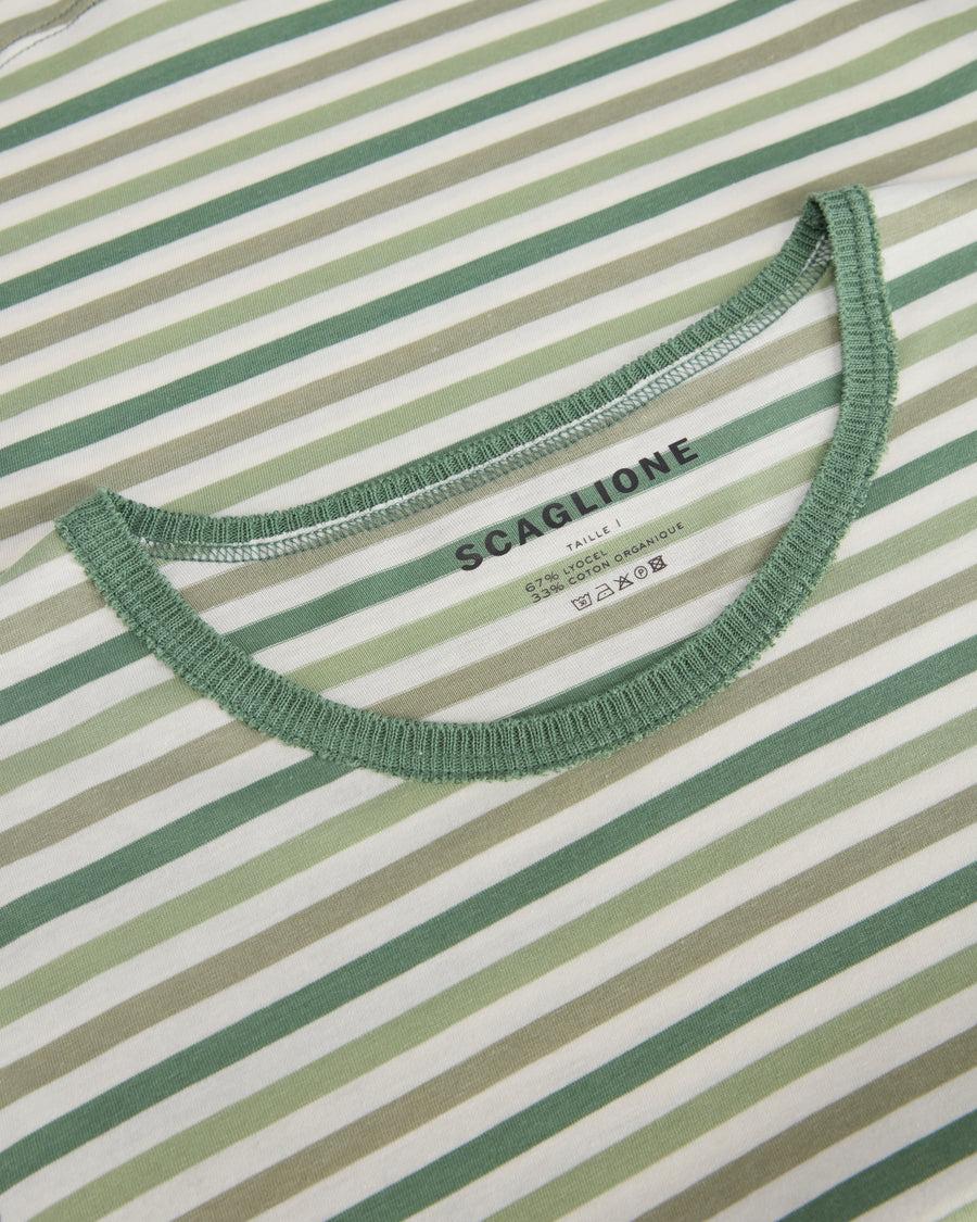 Scaglione ROUNDNECK RIGA MULTICOLOR VERDE Online