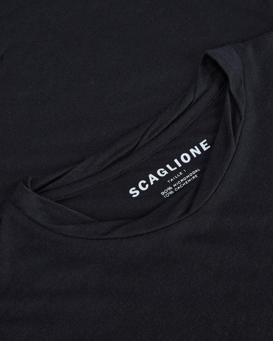Scaglione ROUNDNECK ULTRALIGHT MICROMODAL NERO Offerte