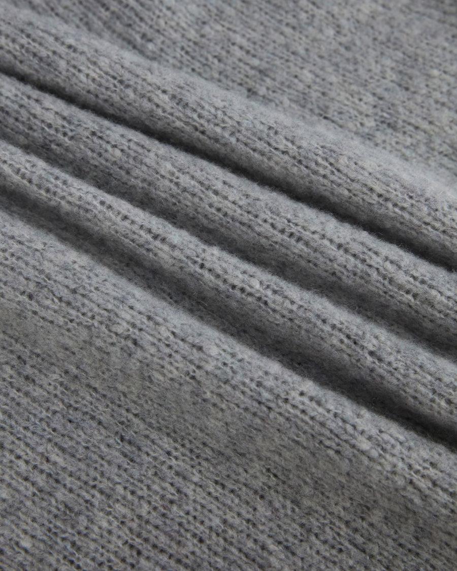 Scaglione TURTLE NECK SLIM PUFFED CASHMERE GREY Saldi Di Fabbrica