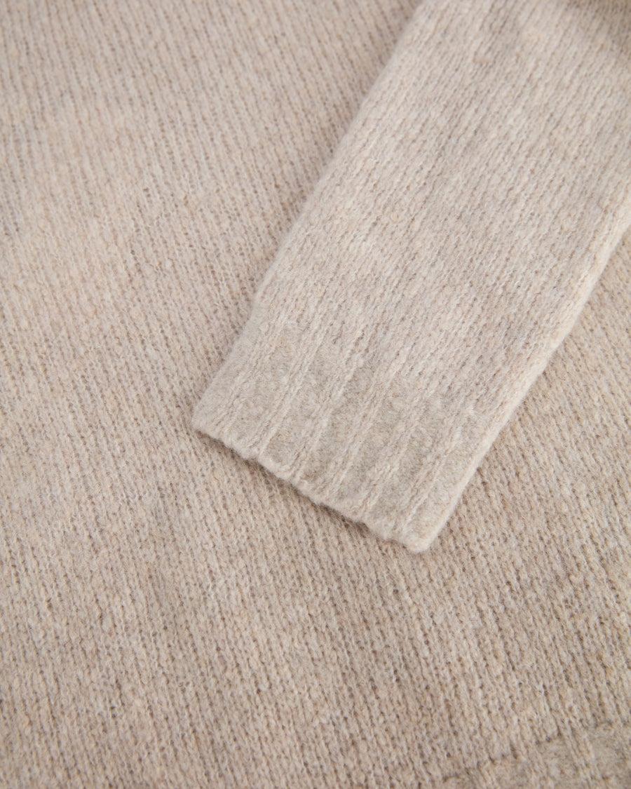 Scaglione TURTLE NECK SEAMLESS PUFFED BEIGE Qualità Garantita