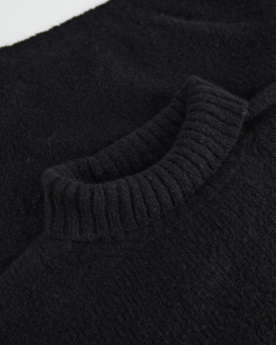 Scaglione TURTLE NECK OVER PUFFED CASHMERE BLACK Acquista Ora