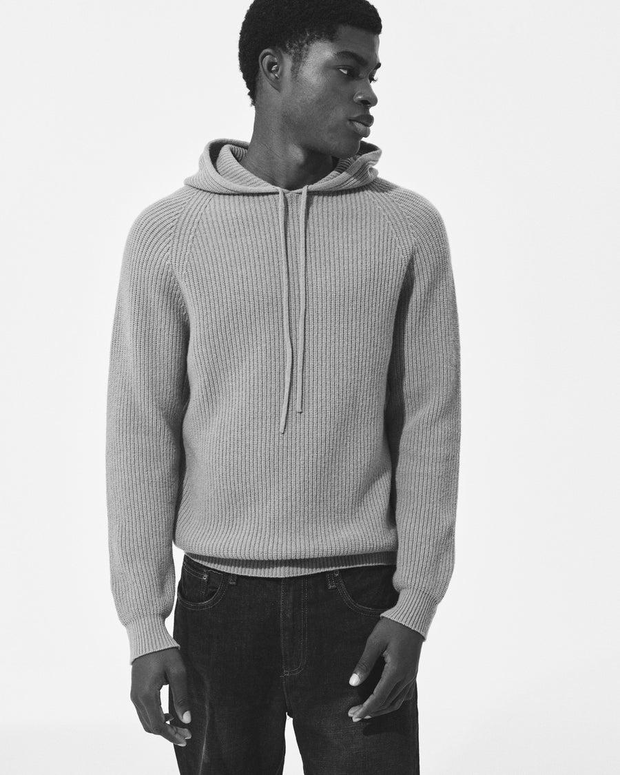 Scaglione HOODIE FISHERMAN MIXCASH MILK Prezzo Ridotto