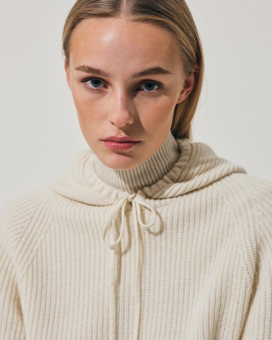Scaglione HOODIE FISHERMAN MIXCASH MILK In Saldo