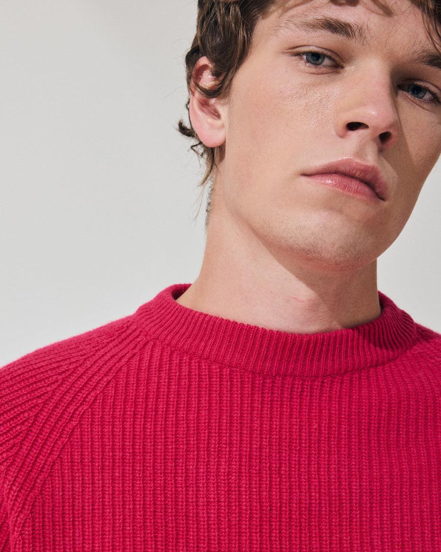 Scaglione ROUND NECK FISHERMAN MIX CASH FUXIA 2025