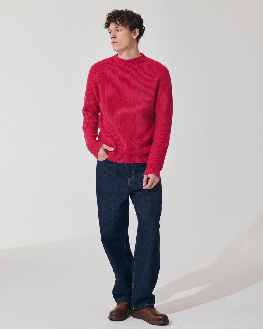 Scaglione ROUND NECK FISHERMAN MIX CASH FUXIA 2025