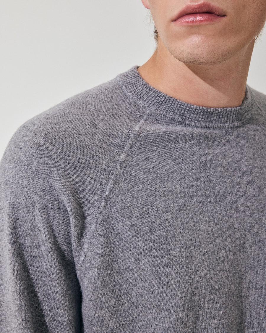 Scaglione ROUND NECK RAGLAN MIX CASH GREY Soddisfazione Garantita