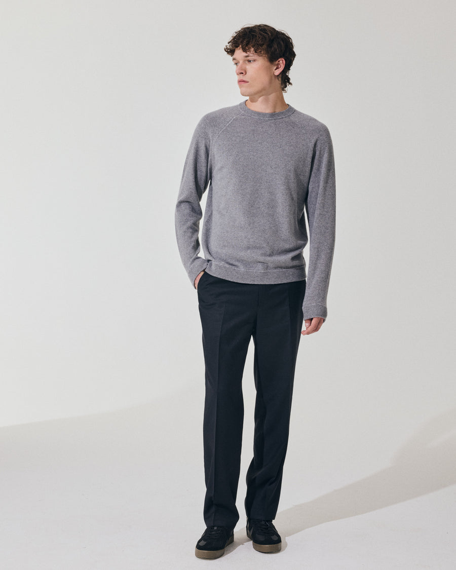 Scaglione ROUND NECK RAGLAN MIX CASH GREY Soddisfazione Garantita