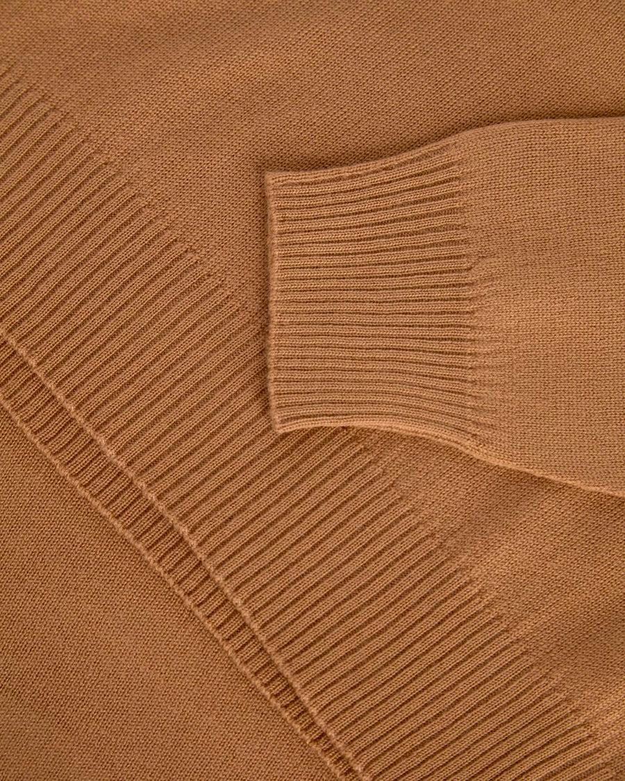 Scaglione ROUND NECK SEAMLESS MERINO CAMEL Acquista Ora