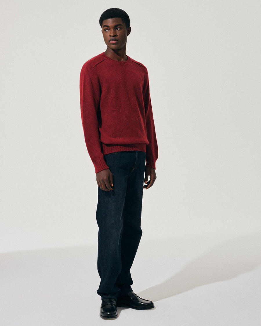 Scaglione ROUND NECK SEAMLESS MARTELLO MERLOT Consegna Veloce
