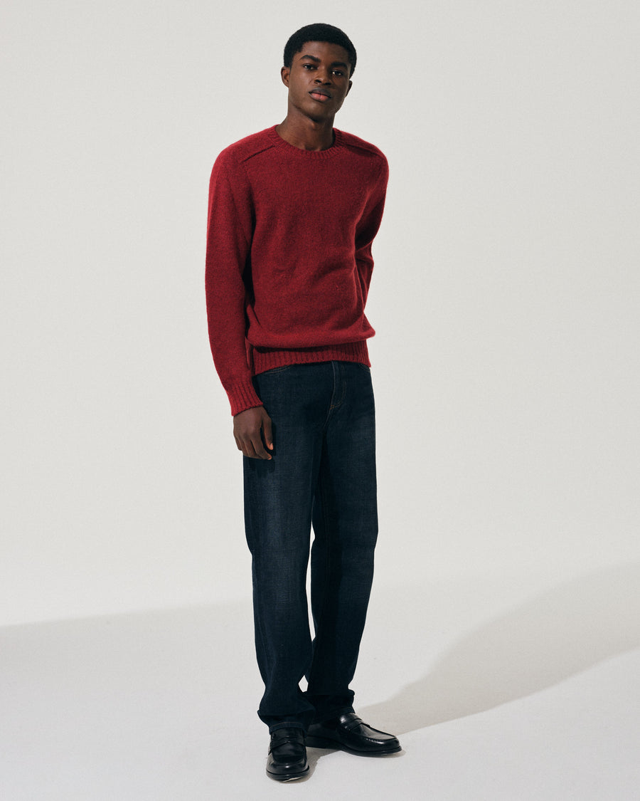 Scaglione ROUND NECK SEAMLESS MARTELLO MERLOT Consegna Veloce