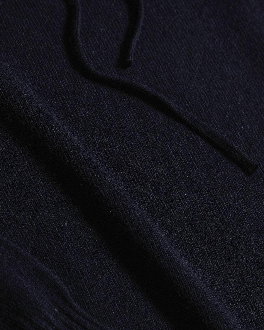 Scaglione HOODIE RAGLAN HYBRD CASHMERE NAVY Negozio