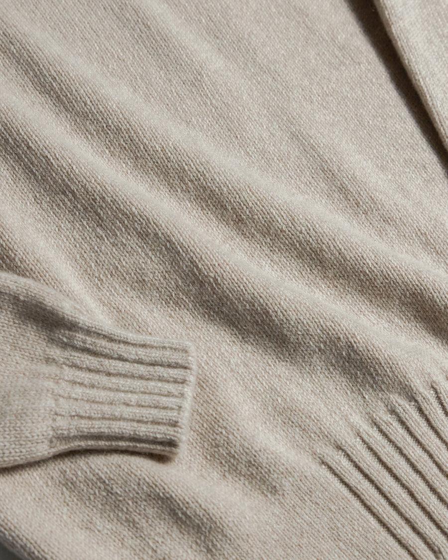 Scaglione ROUND NECK SOFT HYBRD CASHMERE BEIGE Moda