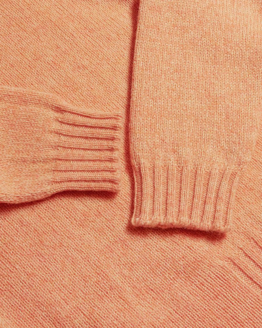 Scaglione ROUND NECK SEAMLESS SOFTWOOL TANGERINE Vendita
