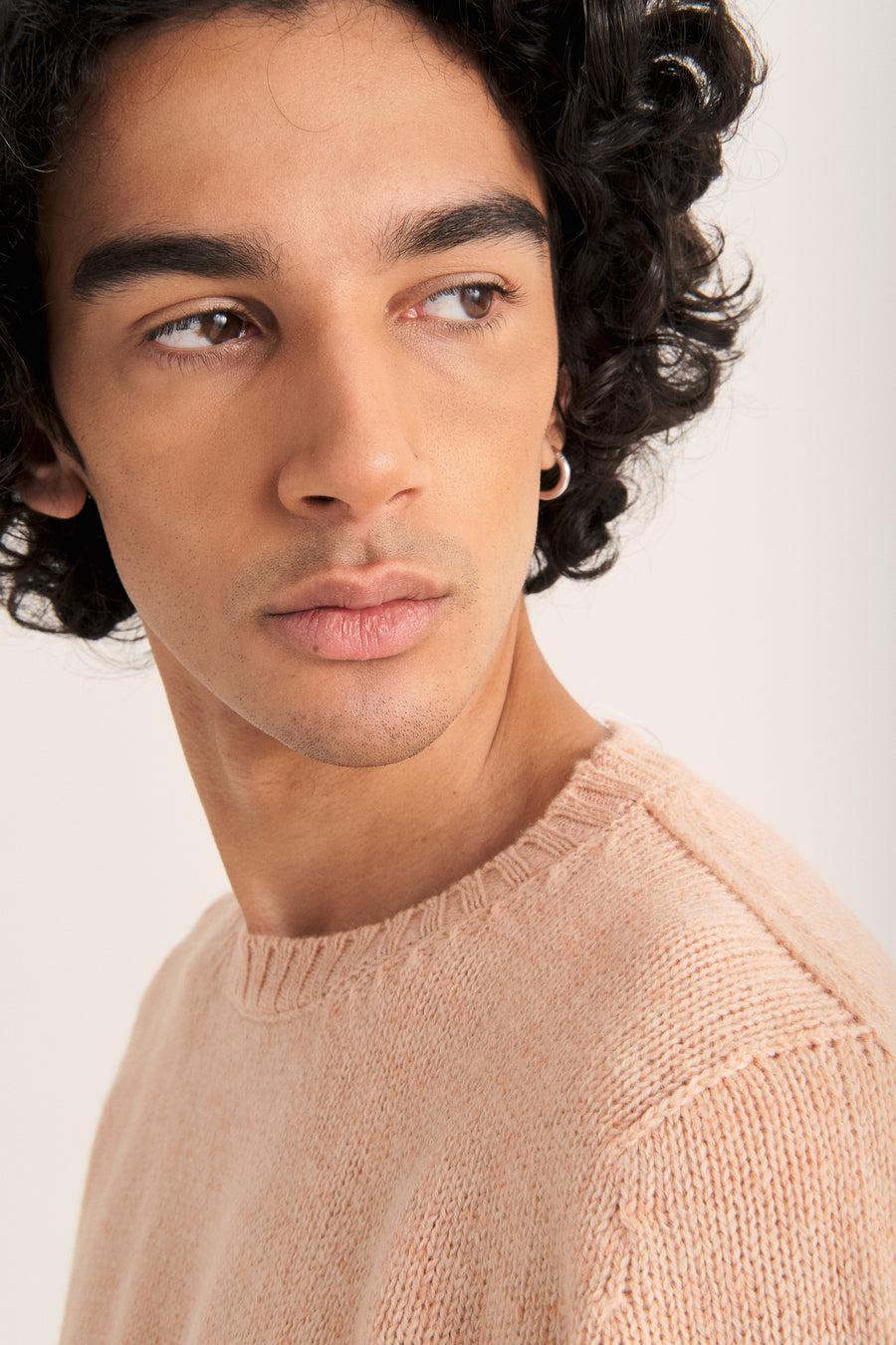Scaglione ROUND NECK SEAMLESS SOFTWOOL BLOSSOM Pezzi Unici