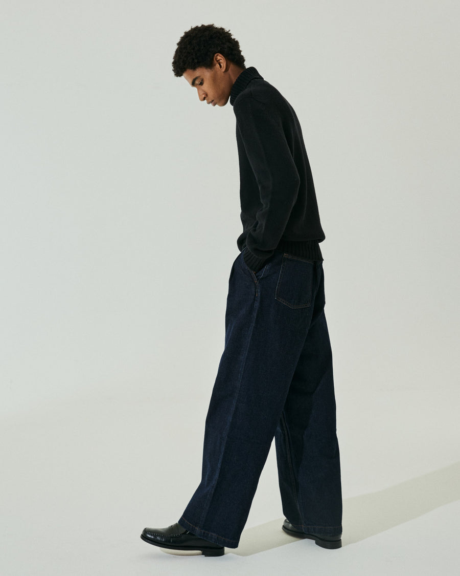 Scaglione TURTLE NECK SOFT HYBRD CASHMERE BLACK Negozi Online