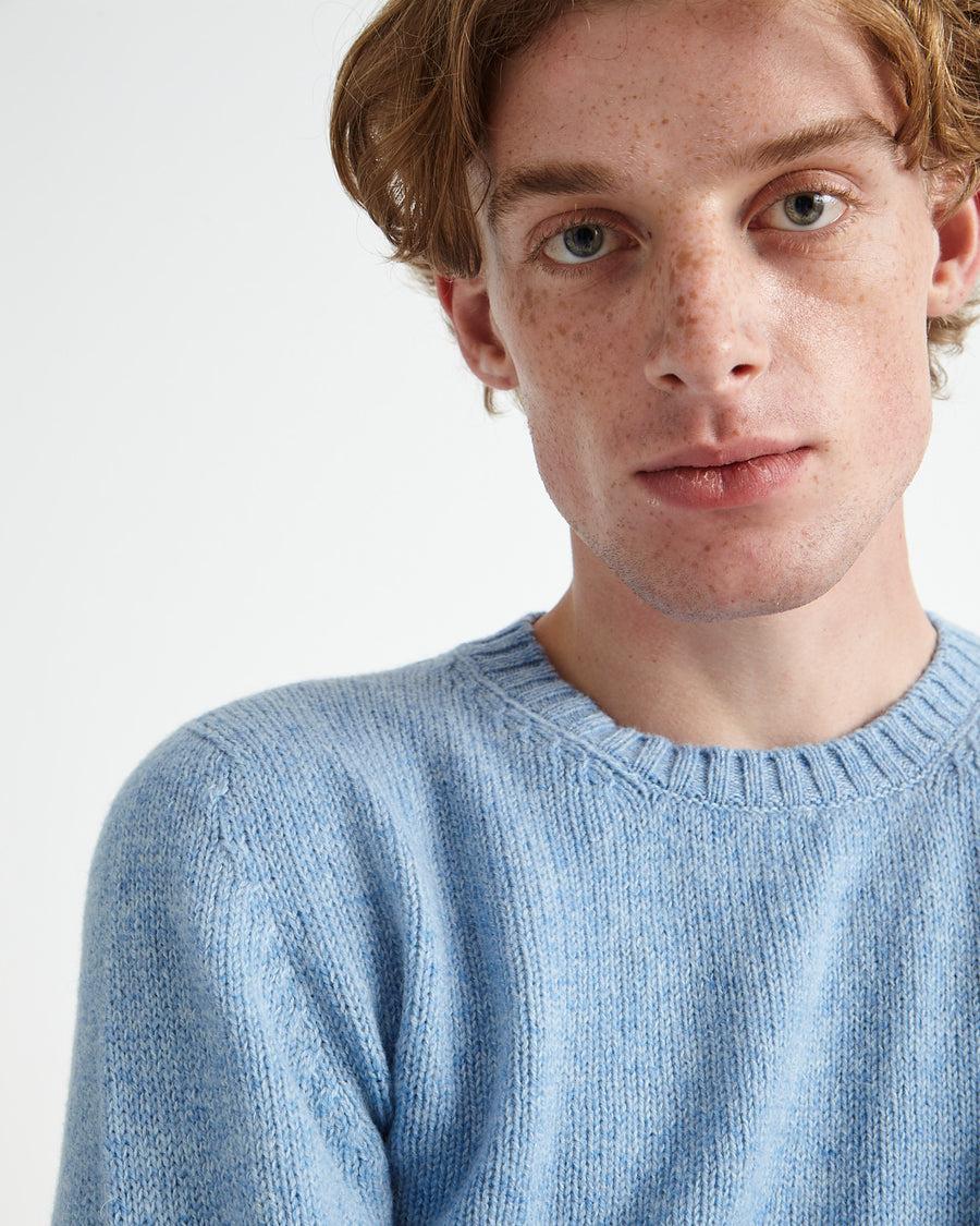 Scaglione ROUND NECK SEAMLESS SOFTWOOL BABYBLUE Outlet