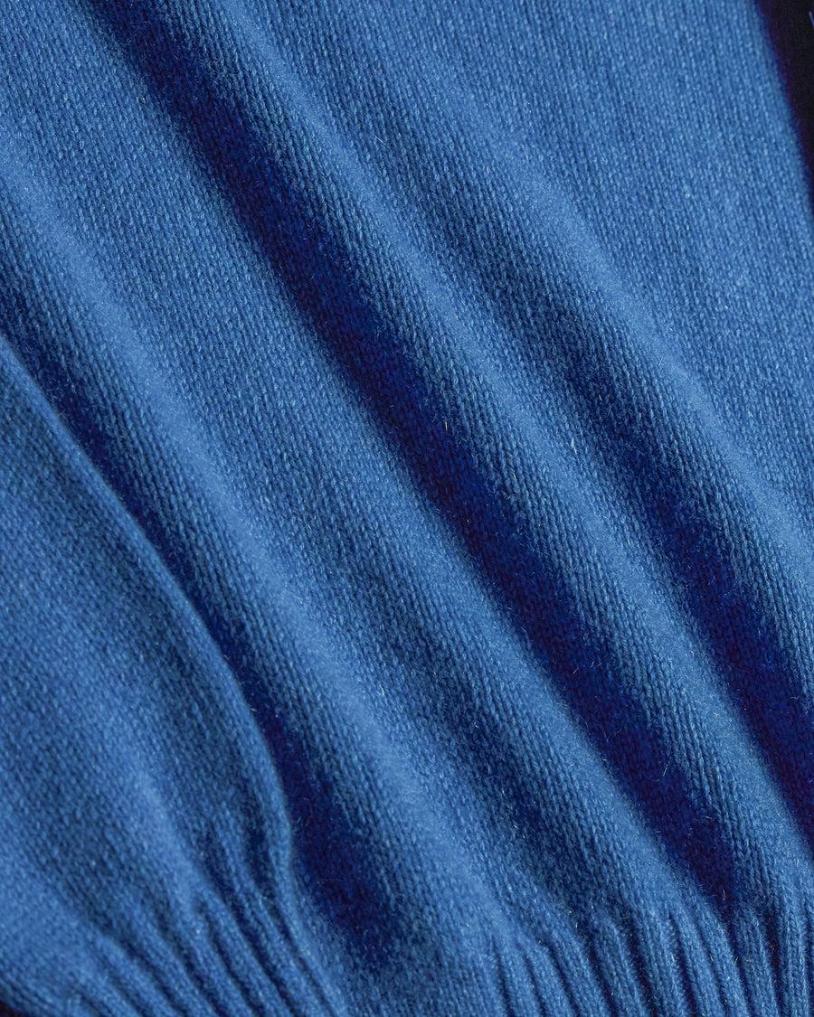 Scaglione ROUND NECK SOFT HYBRD CASHMERE CORNFLOWER Saldi