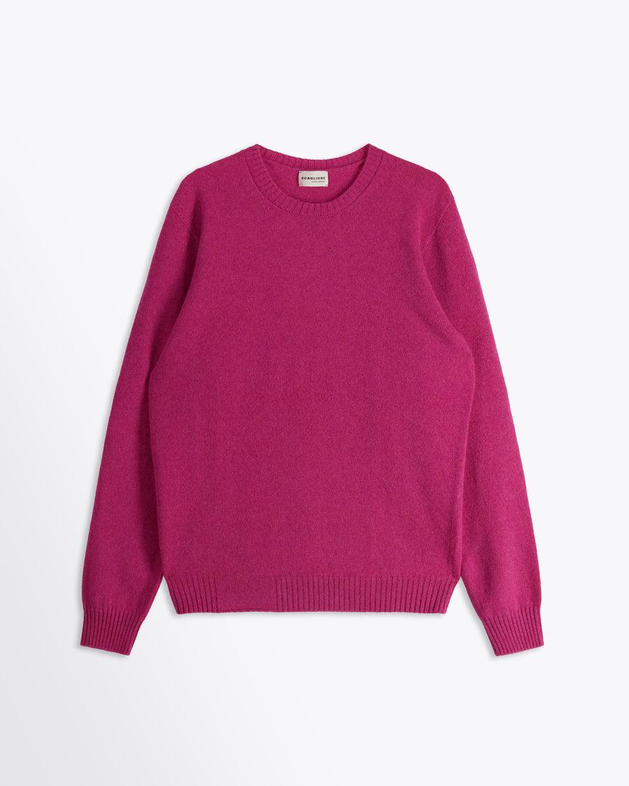 Scaglione ROUND NECK SEAMLESS HYBRD CASHMERE DAHLIA Hotsell