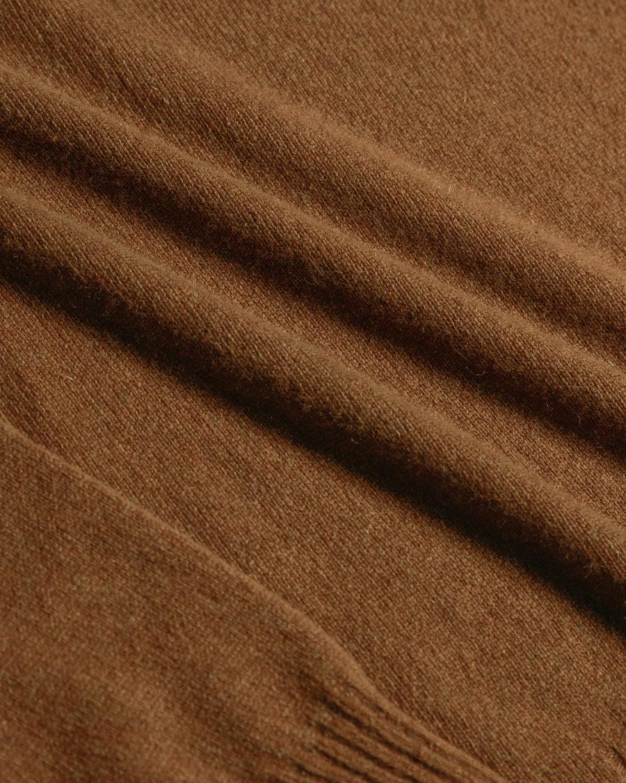 Scaglione ROUND NECK SEAMLESS HYBRD CASHMERE RHUM Vendita Economica