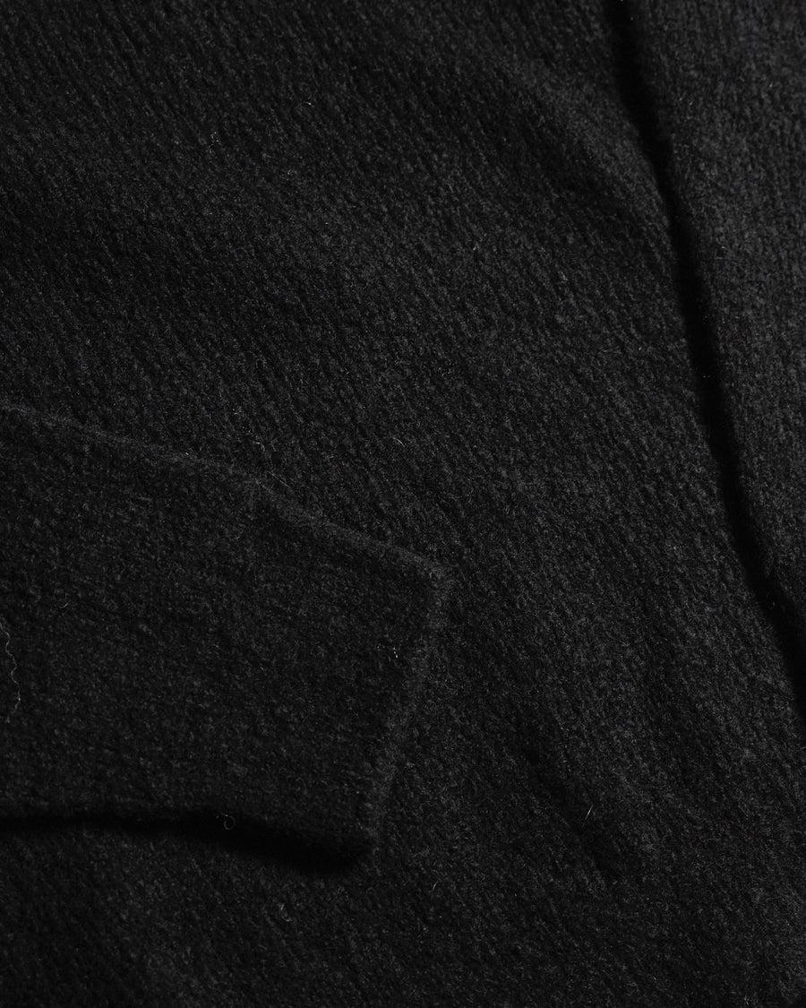 Scaglione TURTLE NECK SEAMLESS PUFFED CASHMERE BLACK Saldi Di Fabbrica