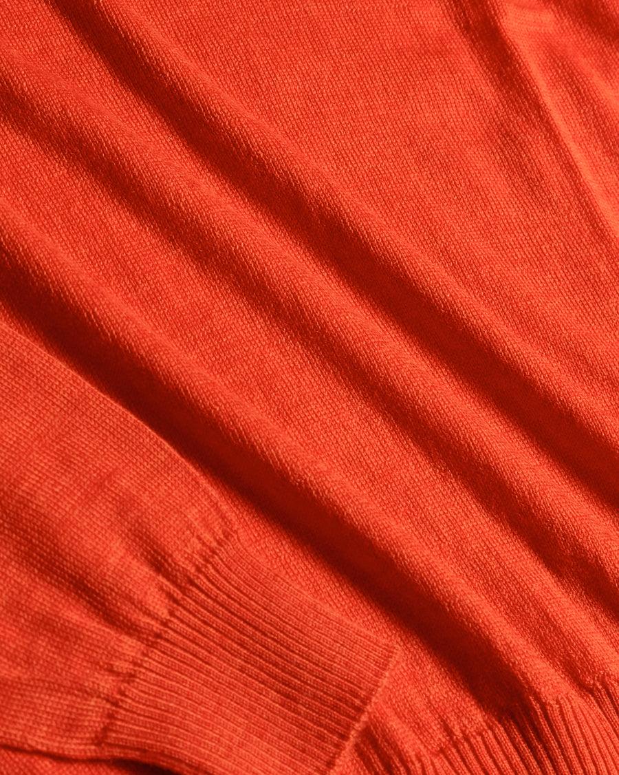 Scaglione ROUND NECK SEAMLESS MERINO CARROT Nuova